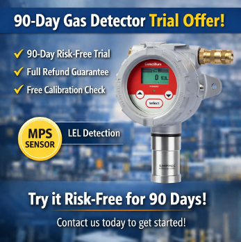 90-Day Gas Detector Trial Offer - Consilium Safety detector with MPS sensor for LEL detection