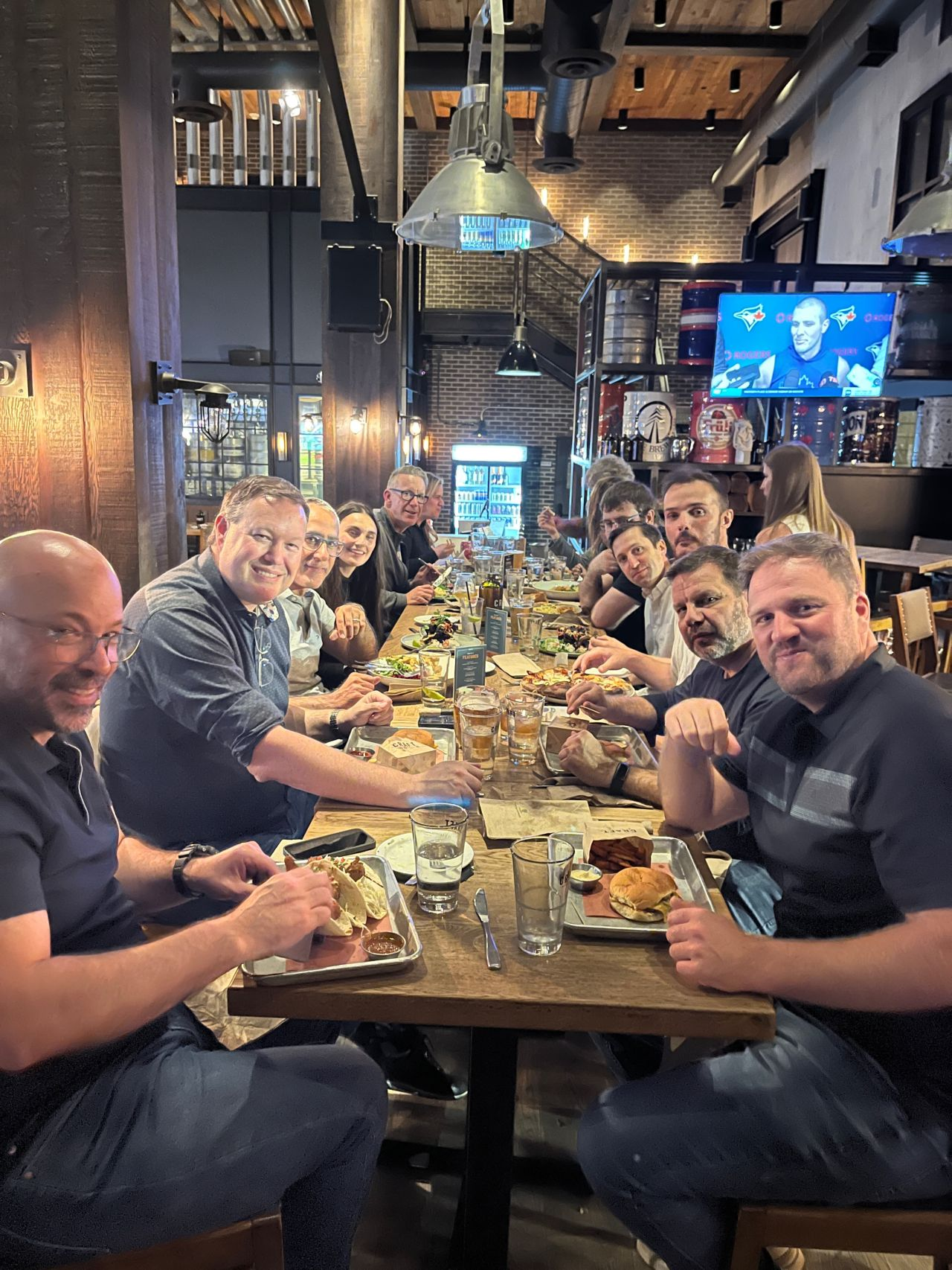 The Intrepid team enjoying a team lunch together
